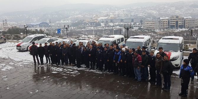 Karabük Emniyetinde 8 Araç Dualarla Hizmete Alındı
