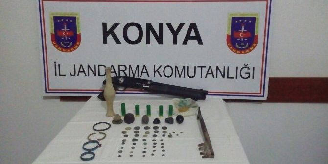 Konya’da Tarihi Eser Kaçakçısı 3 Kişi Gözaltına Alındı