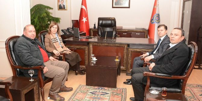 Ak Parti Heyetinden Emniyet Müdürü Hüner’e Ziyaret
