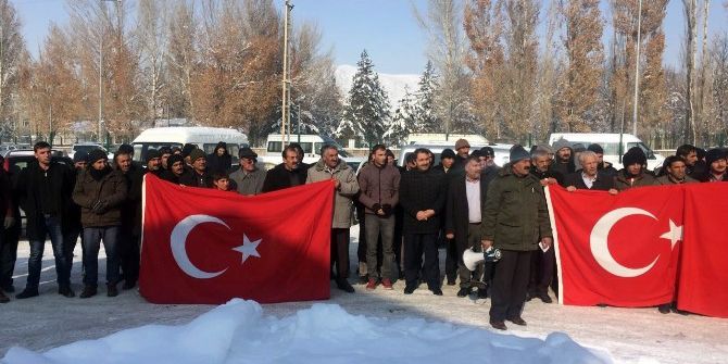 Ağrı’da ’Teröre Lanet’ Yürüyüşü