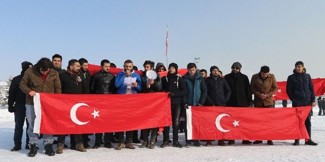 Ağrı İbrahim Çeçen Üniversitesi Öğrencilerinden Teröre Tepki