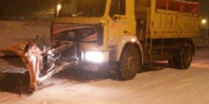 İnegöl’de Okullara Kar Tatili