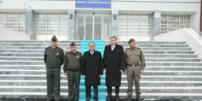 Vali Tapsız’dan İl Jandarma Komutanlığına Taziye Ziyareti