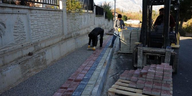 Duraliler’e 8 Bin Metrekare Kaldırım