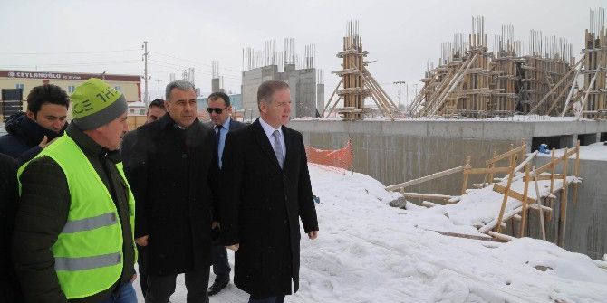 Vali Gül, İşgem İnşaatında İncelemelerde Bulundu