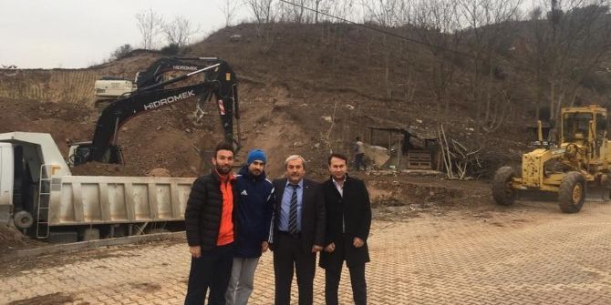Başkan Şahin, Sosyal Etkinlik Alanı Proje Çalışmalarını Yerinde İnceledi