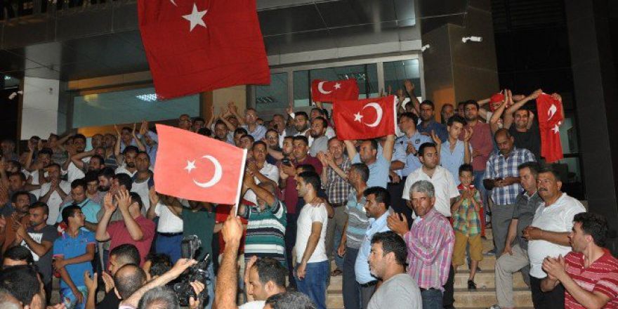 Reyhanlı’da, Darbe Karşıtı Eylem