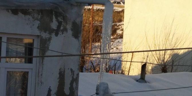 Kulp’ta Termometreler Eksi 18’i Gösterdi