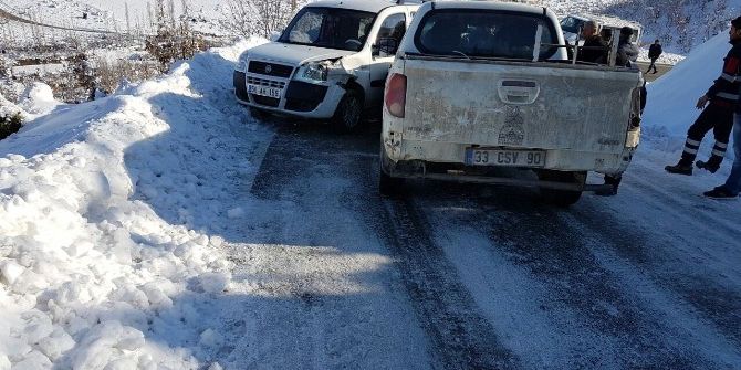 Siirt’te Kar Yağışı Trafik Kazalarını Artırdı