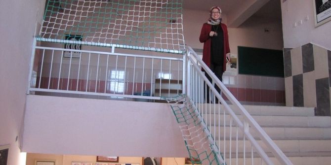 Atatürk İlkokulu’nda ’Merdiven Filesi’ Uygulaması