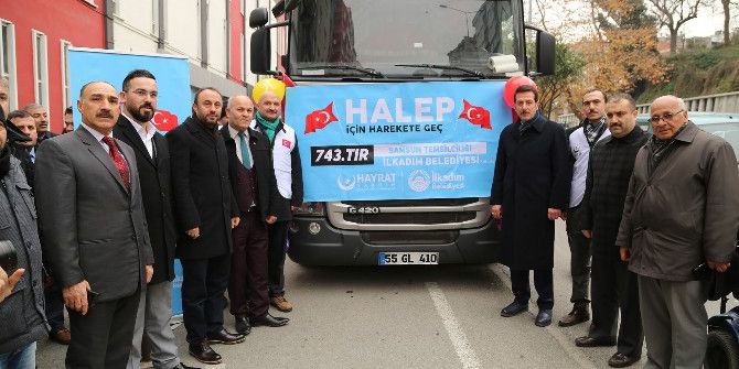 İlkadım’dan Halep’e Yardım