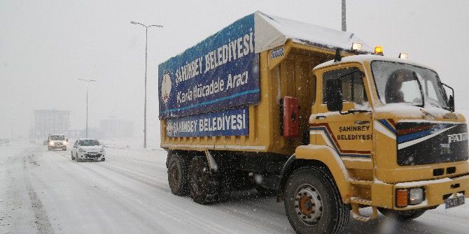 Şahinbey’den Kara Anında Müdahale