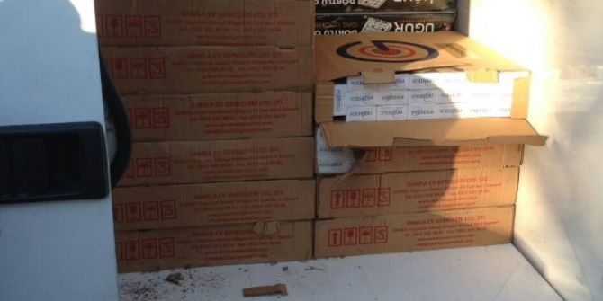 Kamyonda 86 Bin 108 Paket Kaçak Sigara Ele Geçirildi.