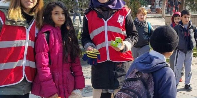 Harçlıklarını Halep’e Yardım İçin Bağışladılar