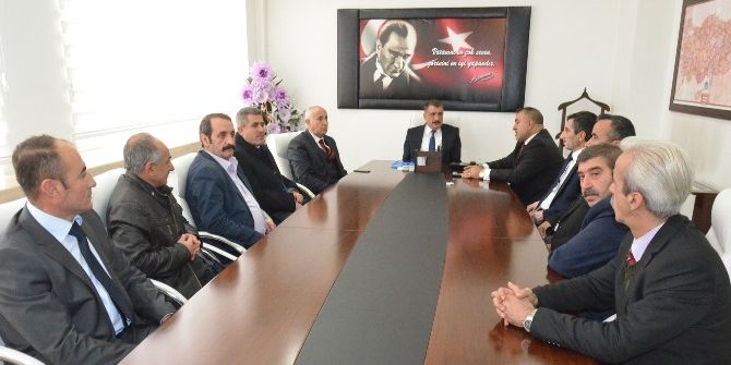 Sendika Başkanlarından Gürkan’a Ziyaret Etti
