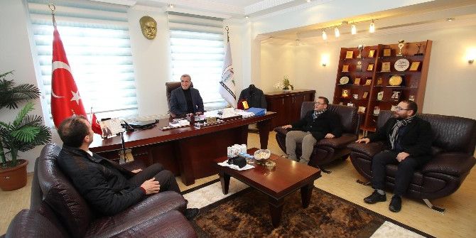 Başkan Akcan’a Teşekkür Ziyareti