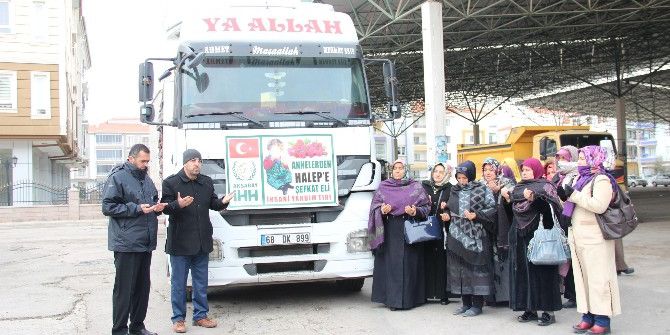 Aksaray’dan Halep’e 25 Ton Un Yardımı
