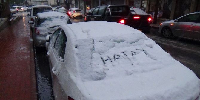 Hatay’da Kar Kartpostallık Manzaralar Oluşturdu