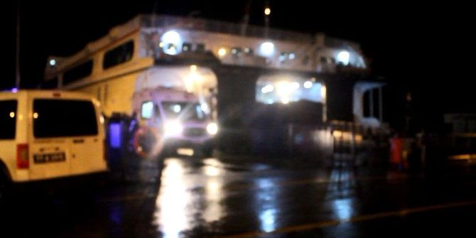 Feribottan Denize Düşen Yolcu Kurtarıldı