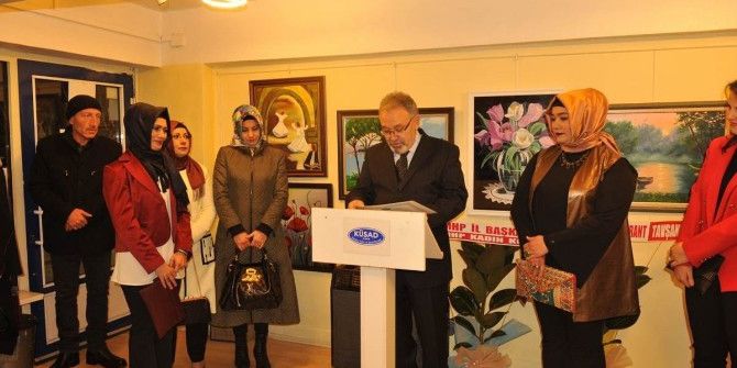 Eserlerini Sergilediler