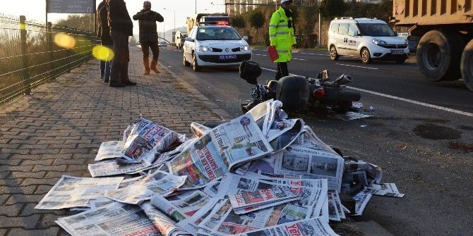 Gazete Dağıtıcısı Ölümden Döndü