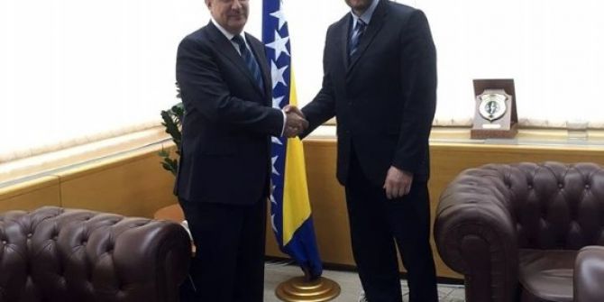Türkiye’nin Saraybosna Büyükelçisi Koç’tan Bosna-hersekli Bakana Ziyaret