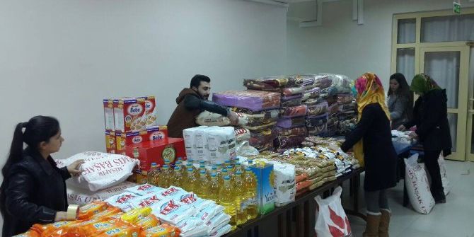 Kyk’da Kalan Öğrencilerden Halep’e Yardım Kampanyası