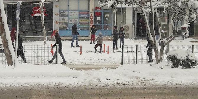 Mut’ta Eğitime Kar Engeli