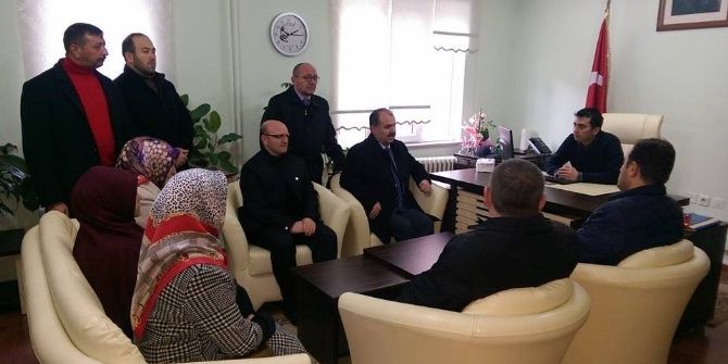 Müftülük Personellerinden İlçe Emniyet Müdür Vekili Avcı’ya Başsağlığı Ziyareti