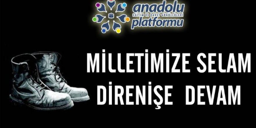 Bülbülzade Vakfı’ndan Yapılan Darbe Girişimine Karşı Tepki