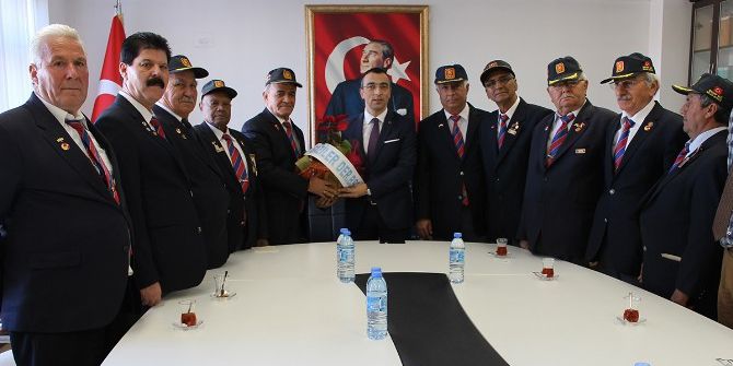 Muharip Gazilerden Milas Kaymakamı Arslan’a Ziyaret