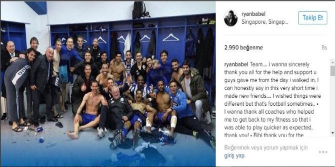 Ryan Babel’den Veda Sinyali