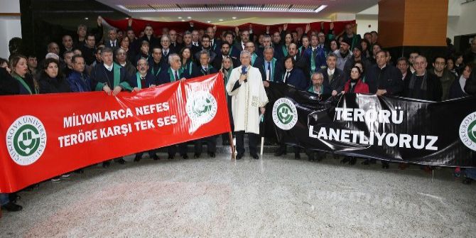 Çukurova Üniversitesi’nden Teröre Tepki