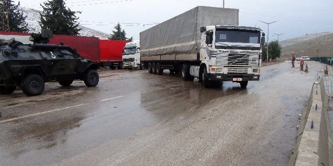 Bm’nin Yardım Tırları Suriye’ye Gitti