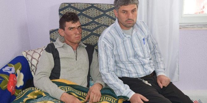 Memleketine Otobüsle Gitmek İsteyen Gazi Ve Ailesi Yarı Yolda Ambulansla Sevk Edildi