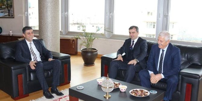 Kaymakam Öztürk, Başkan Yemenici’yi Ziyaret