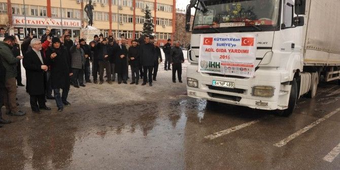 Kütahya’dan Halep’e Gıda Tır’ı