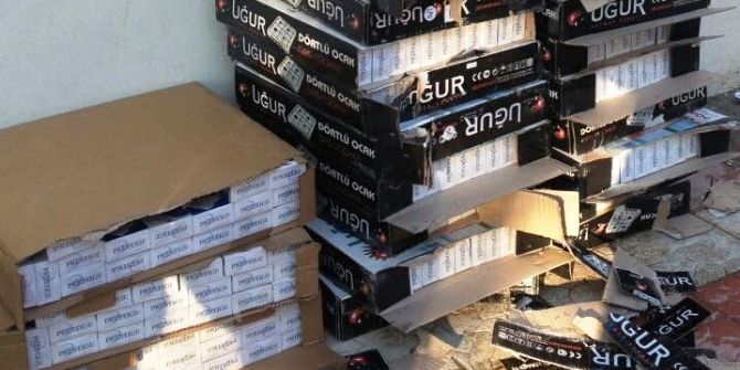 Malatya’da 9 Bin Paket Kaçak Sigara Ele Geçirildi