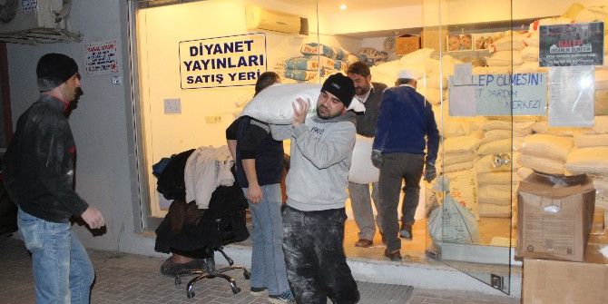 Manavgat’tan Halep’e Yardım Eli
