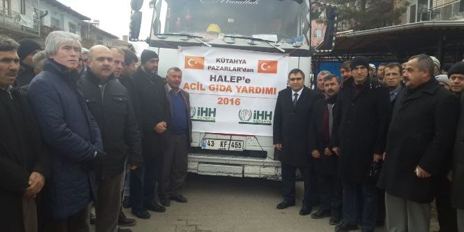 Pazarlar’dan Halep’e Yardım