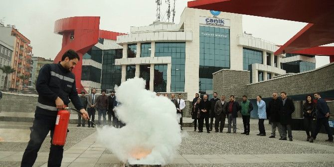 Canik’te Gerçek Gibi Tatbikat