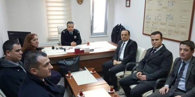 Sgk Müdürü Ercan’dan Asker Ve Polise Ziyaret