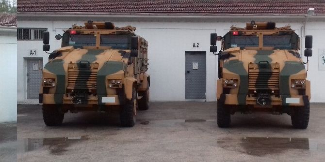 Jandarmaya Mayına Dayanıklı Kirpi Gönderildi