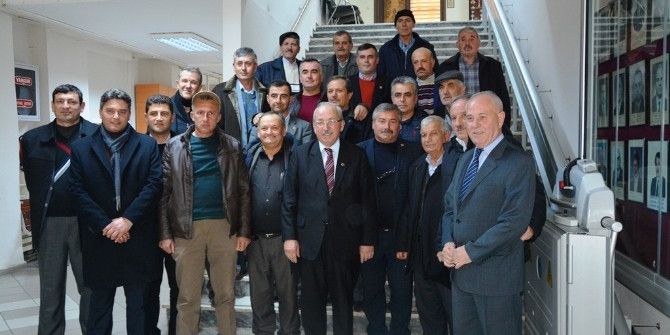 Başkan Albayrak Malkaralı Muhtarlarla Toplantı Yaptı