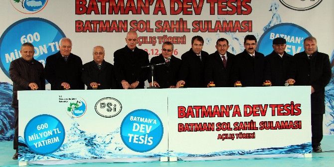 Batman’da Dev Projenin Açılışı Yapıldı