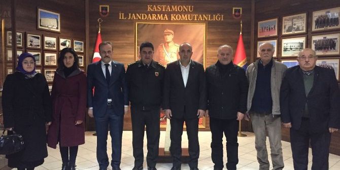 Mhp’den Jandarmaya Taziye Ziyareti