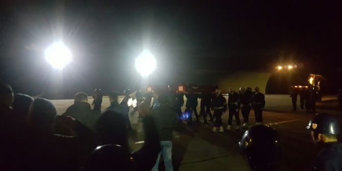 Şehitler Bursa’ya Getirildi