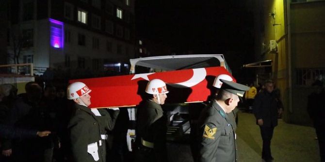 Şehidin Naaşı Kırklareli’ne Ulaştı