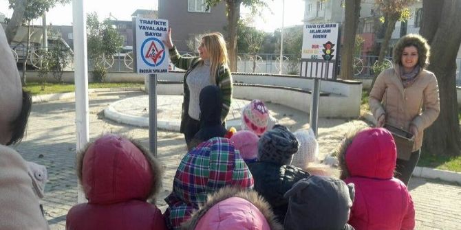 Minikler Hem Eğlendi, Hem De Trafik Kurallarını Öğrenciler