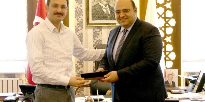 Kaymakam Öz’den Başkan Orhan’a Veda Ziyareti